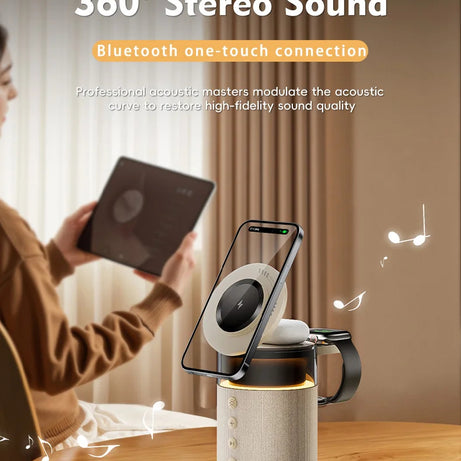 5-in-1 Magnetic Wireless Charging Station