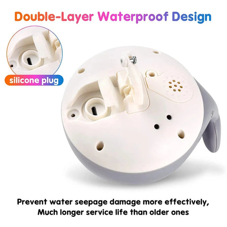 Rechargeable Whale Light-Up Bath Toy