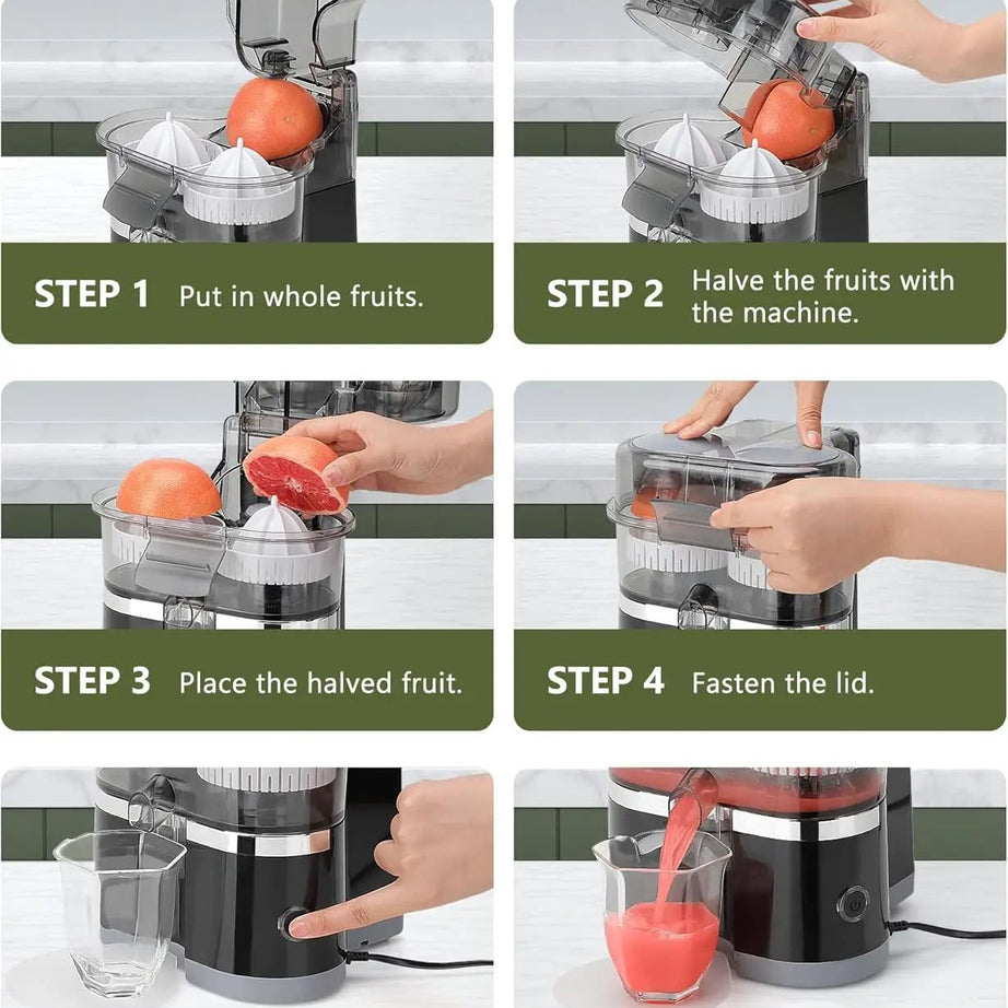 Dual Head Electric Juicer