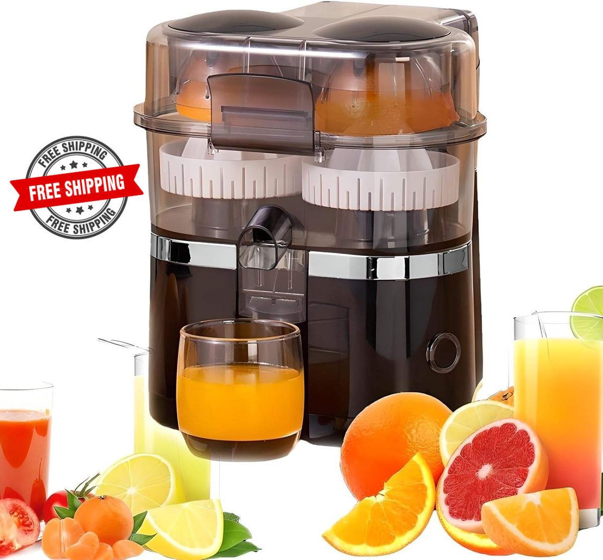 Dual Head Electric Juicer